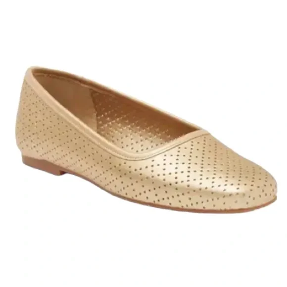 Nordstrom Rack Shoes Nordstrom Rack Womens Gold Alba Flats